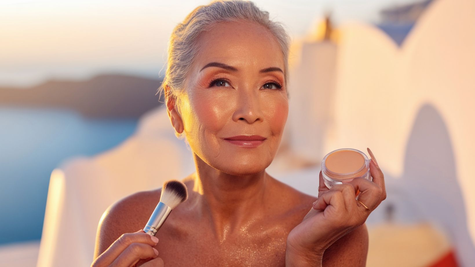 This Blush Technique Makes Women Over 40 Look Like They Just Returned From Santorini—No Sun Required!