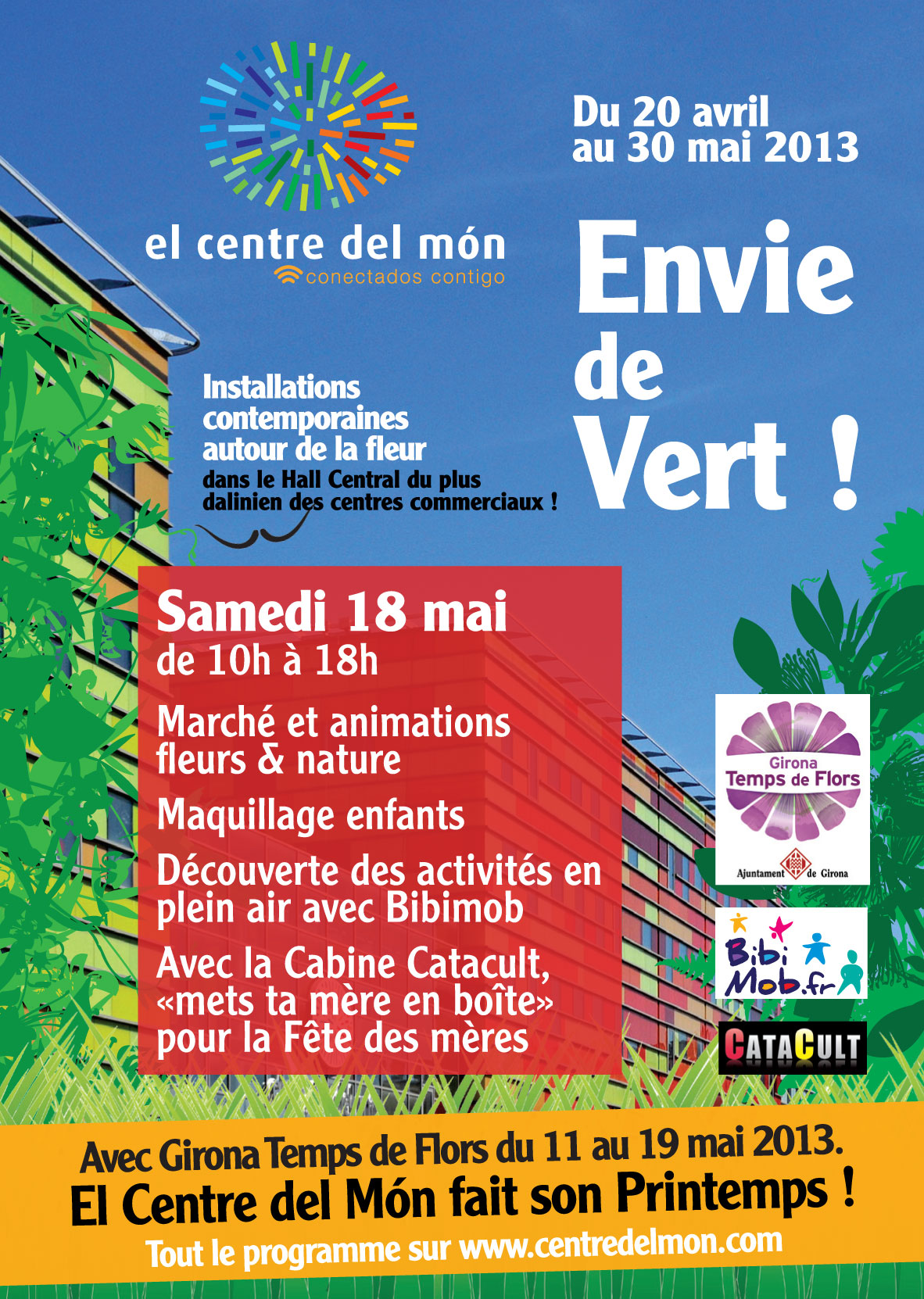 Envie de Vert le samedi 18 mai au Centre del mon