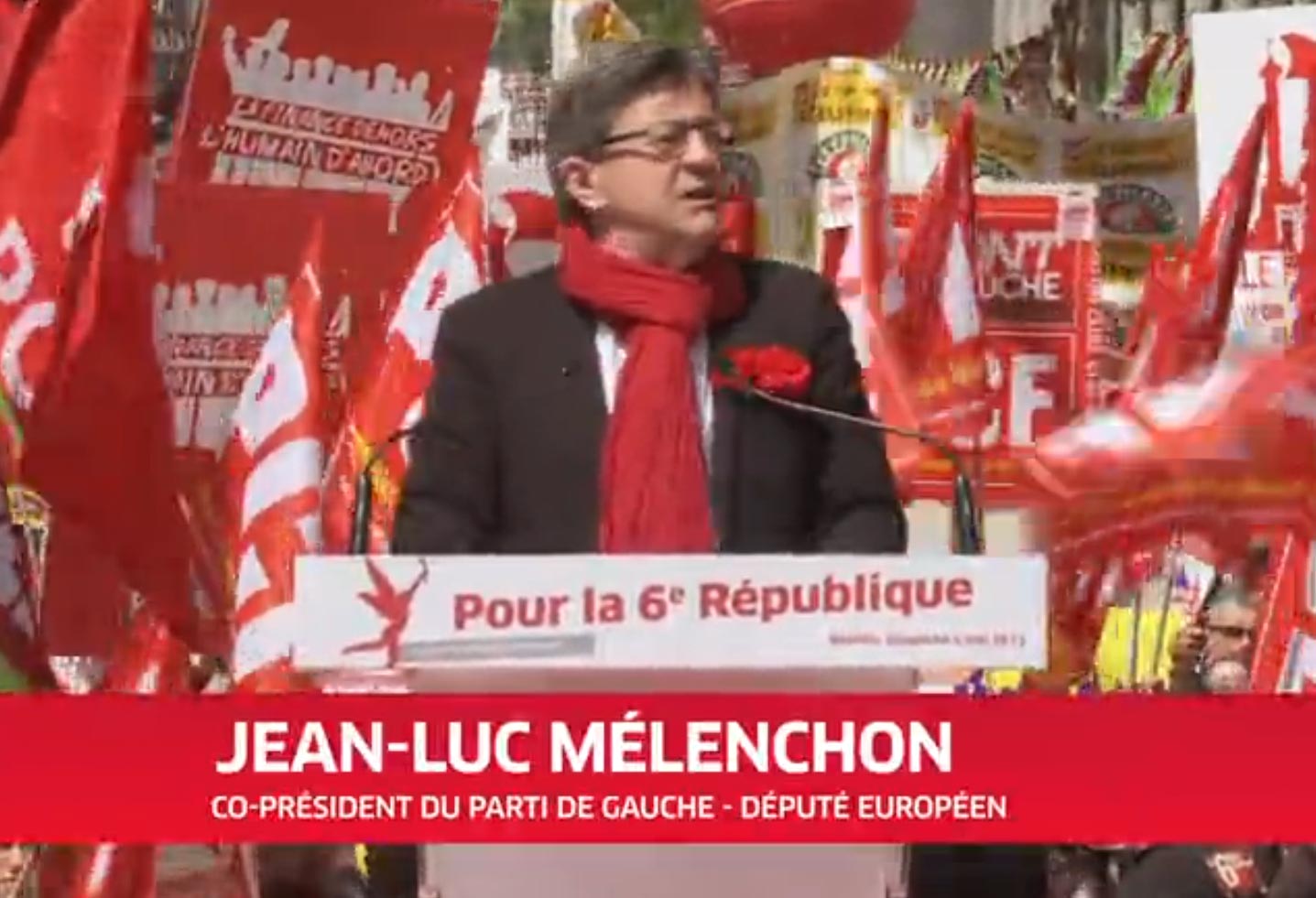 Jean-Luc Mélenchon participera à la marche citoyenne qui démarrera du Castillet de Perpignan à 10H30, dimanche prochain, 2 juin 2013