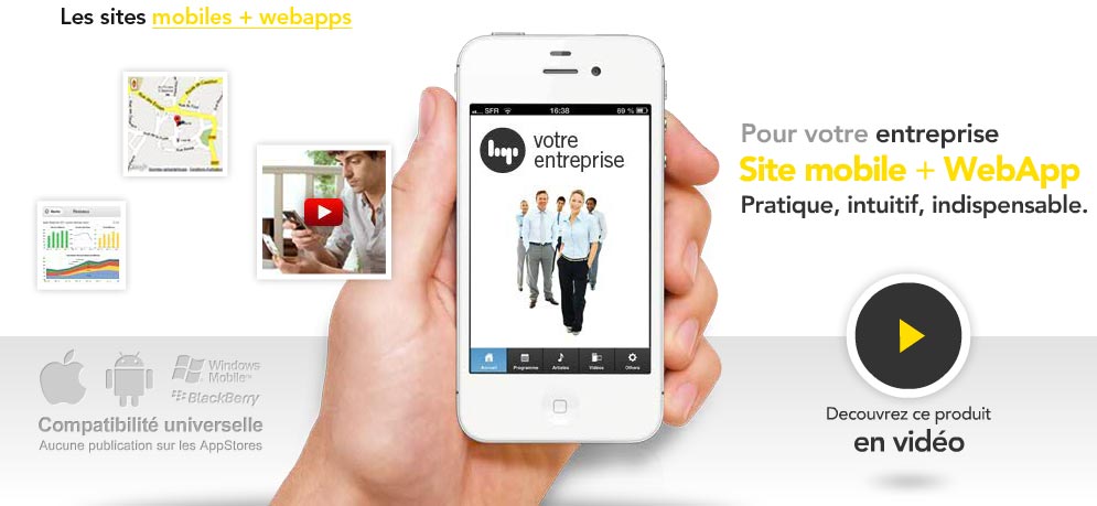 Votre site mobile + WebApp