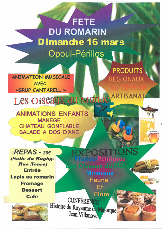 Opoul-Périllos fête le romarin