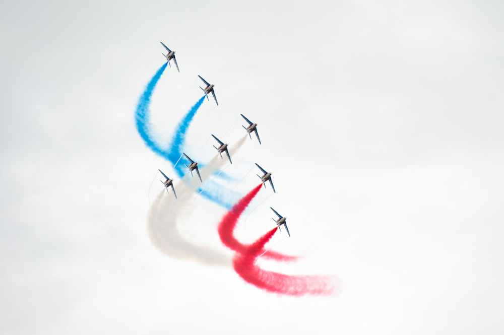 Le plus grand drapeau Français dans le ciel de St Cyprien