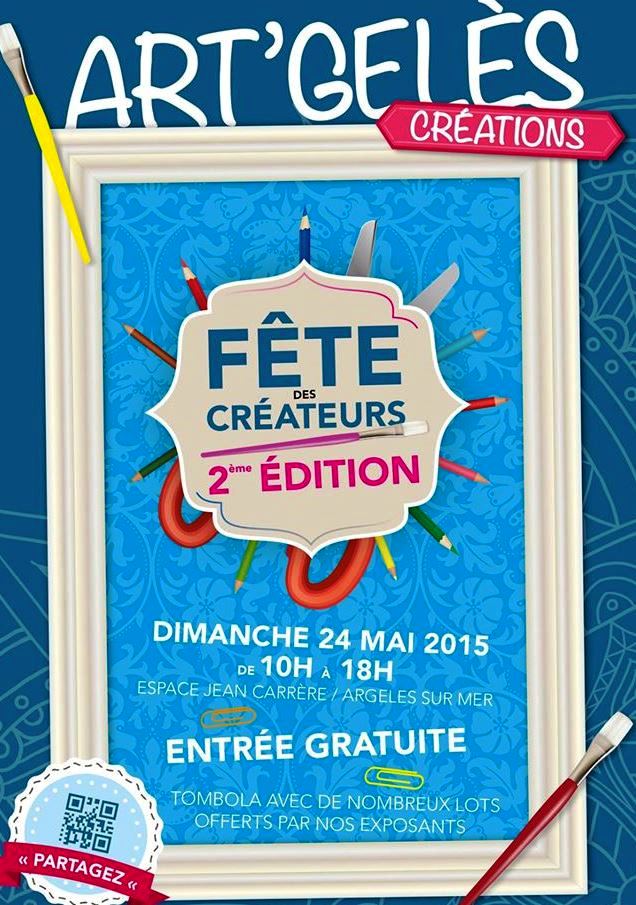 Dimanche 24 mai, salon des Arts Créatifs à Argelès-sur-Mer