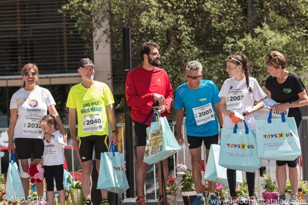 Le podium marche nordique 10 km