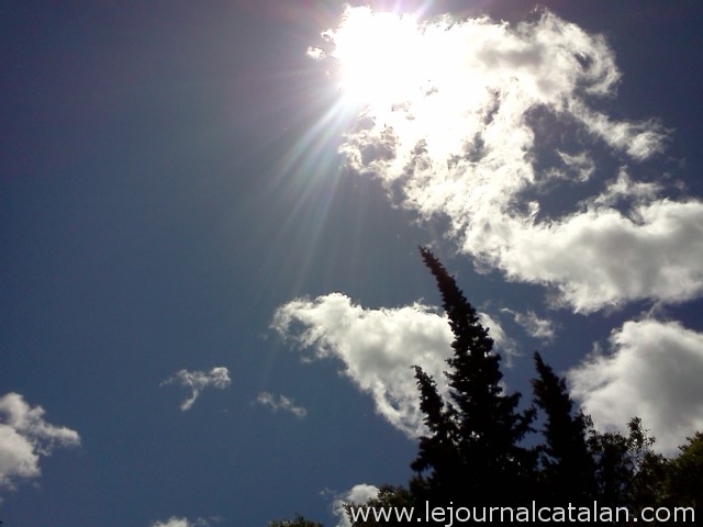 Le ciel de Montesquieu-des-Albères cet après-midi