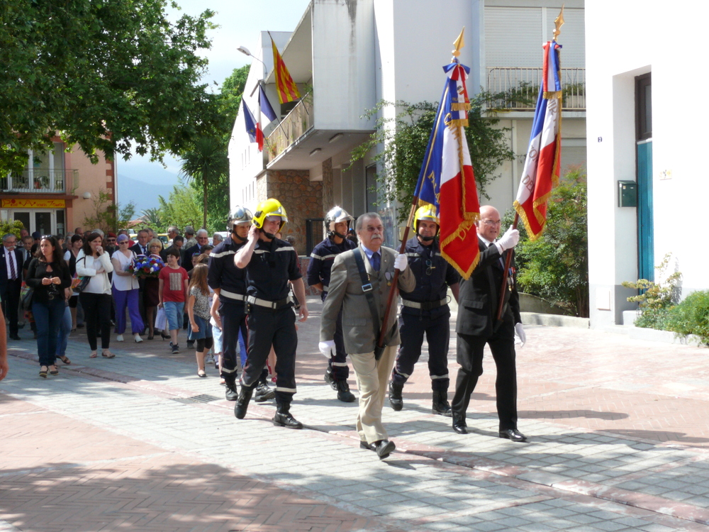 Cérémonie du 8 mai 1945 à Palau del Vidre