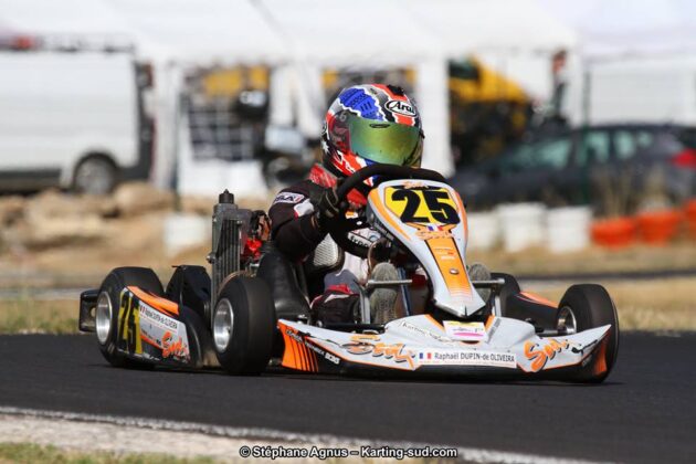 Raphaël Dupin De Oliveira jeune pilote de minikart