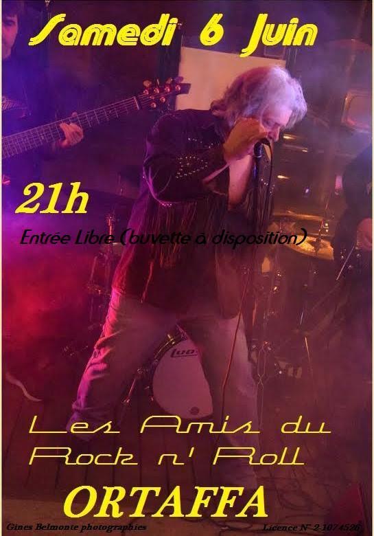 Concert gratuit avec « Les Amis du Rock n’ Roll » à Ortaffa