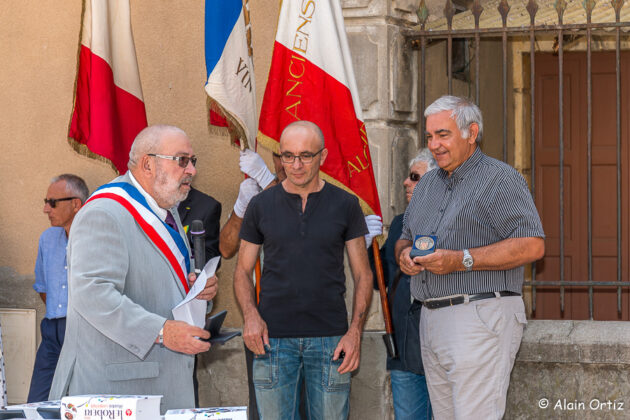 Messieurs Christian Roigt, vainqueur du rallye du Vallespir et Gérard Toubert son copilote ont également été distingués