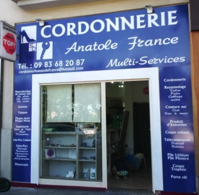 Nouveau concept Multi-services de la cordonnerie Anatole France à Perpignan