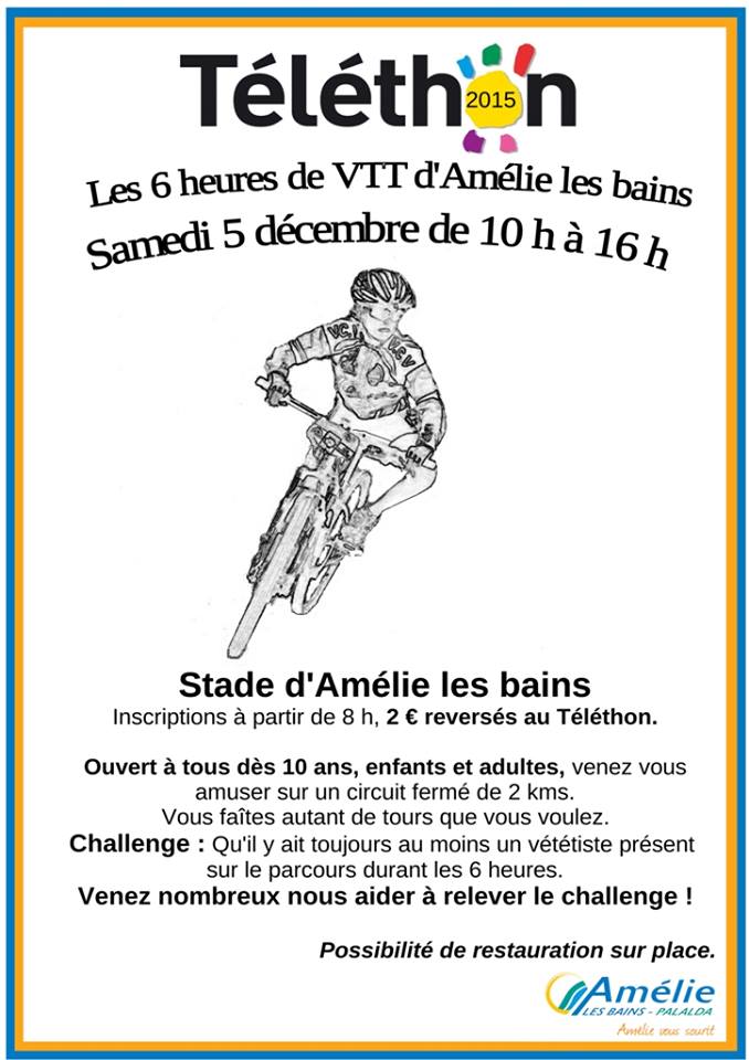 Amélie les bains : VTT pour le Téléthon