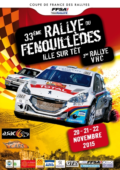 33ème Rallye du Fenouillèdes, du 20 au 22 novembre 2015