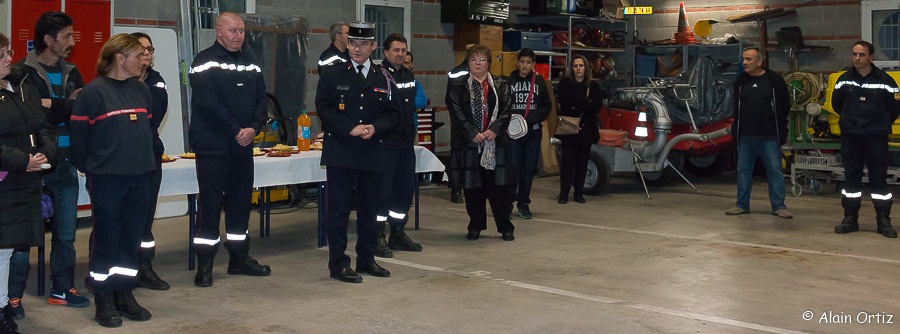 Remise de galons aux jeunes sapeurs-pompiers du Conflent