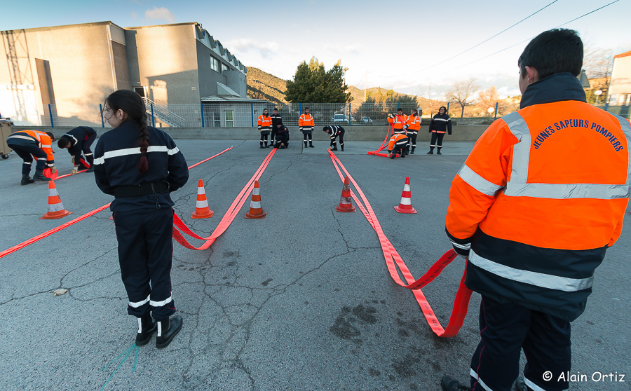 Une après-midi avec les jeunes sapeurs-pompiers du Conflent