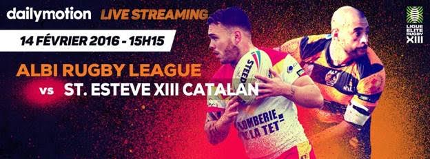 Rugby : Albi XIII RL vs Saint-Estève XIII Catalan en live streaming