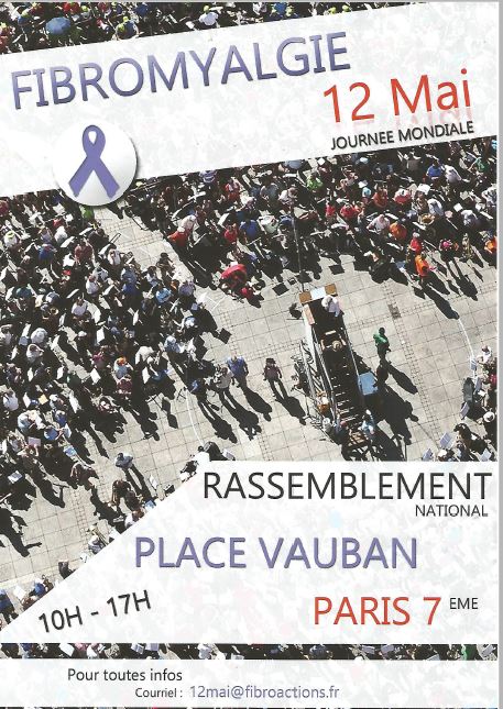 Le 12 mai 2016 journée internationale de la fibromyalgie à Paris