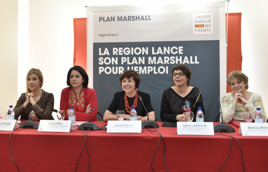 Le 11 mars, la présidente la région de Languedoc-Roussillon-Midi-Pyrénées, Carole Delga, a annoncé un « Plan Marshall ». Cette fabuleuse expression signale 800 millions d’euros d’investissements alloués aux entreprises du secteur du bâtiment.