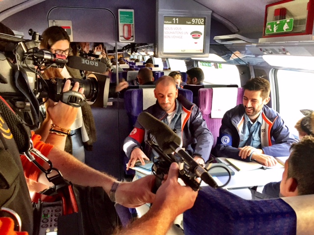 épisode 6 de Masterchef Espagne où les candidats voyageront à Narbonne avec Renfe-sncf pour cuisiner dans le célèbre restaurant Les Grands Buffets