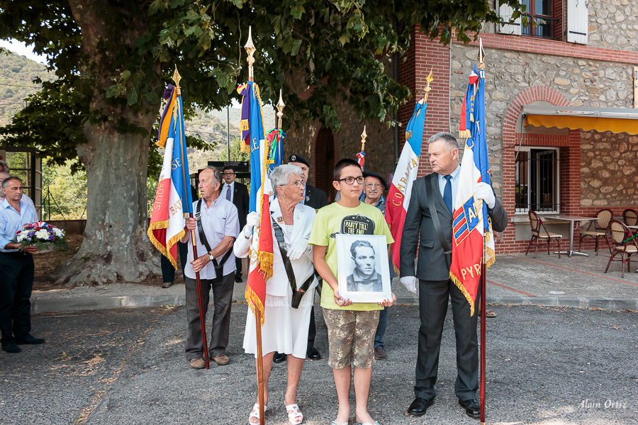 Hommage à Roger Roquefort à Marquixanes le 30 juillet 2016