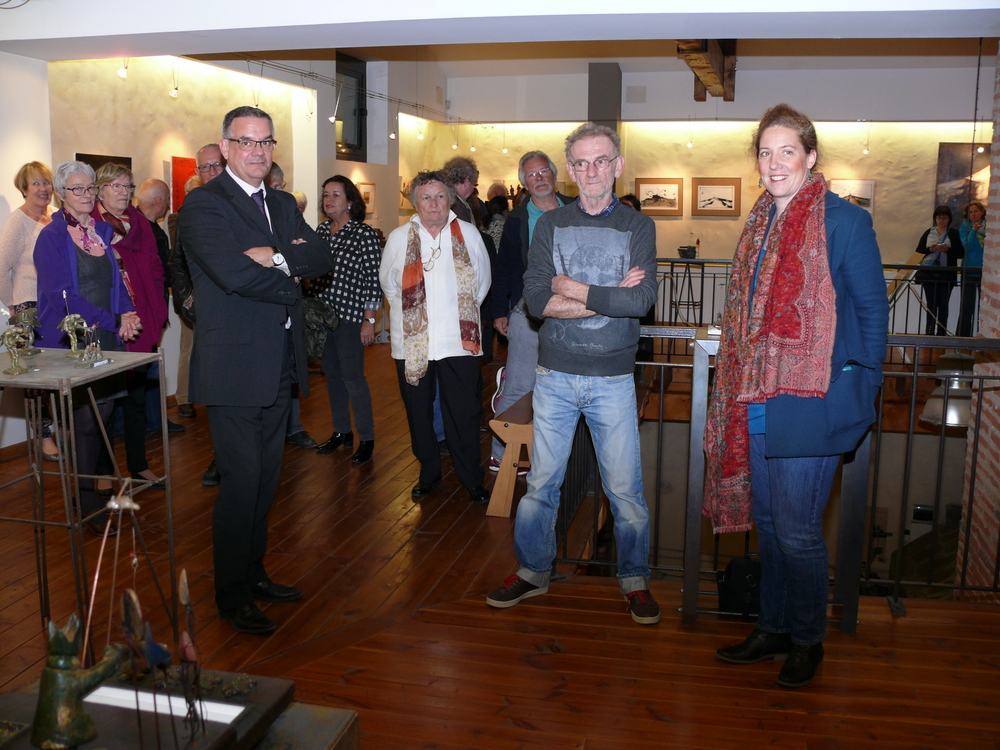 Vernissage de l’exposition d’Yves Orly à Palau del Vidre