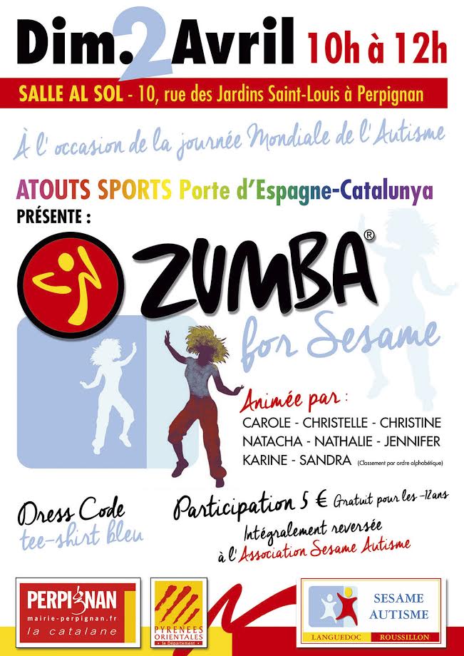 Journée mondiale de l’Autisme le 2 avril 2017 à Perpignan