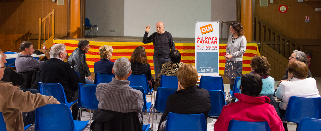 Réunion du mouvement Oui au Pays Catalan à Vinça le 24 03 2017