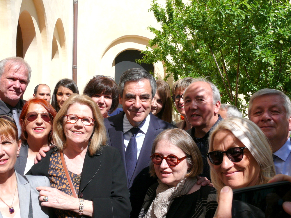 Visite de François Fillon pour un hommage auprès de la communauté des harkis à Perpignan