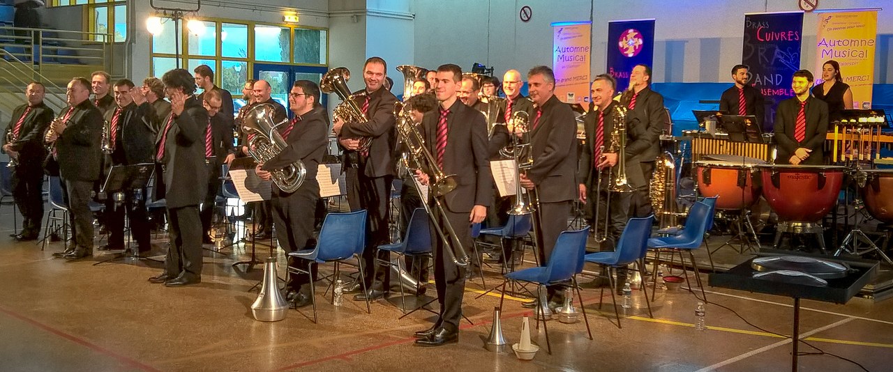 Concert du Brass Band de Toulouse au Boulou le 07 octobre