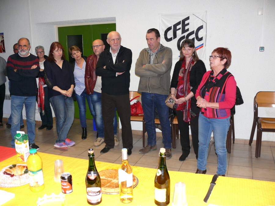 Vœux et partage de la traditionnelle galette des rois à l’UD CFE-CGC à Perpignan