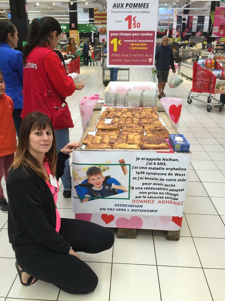 Auchan Solidaire de l’Association Un Pas Vers l’Autonomie