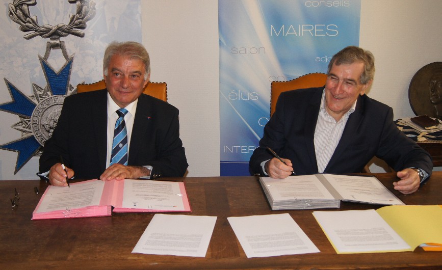 Signature d’une convention entre l’association des Maires, des adjoints et de l’Intercommunalité des P O et l’association Nationale des Membres de l’Ordre National de Mérite (ANMONM)