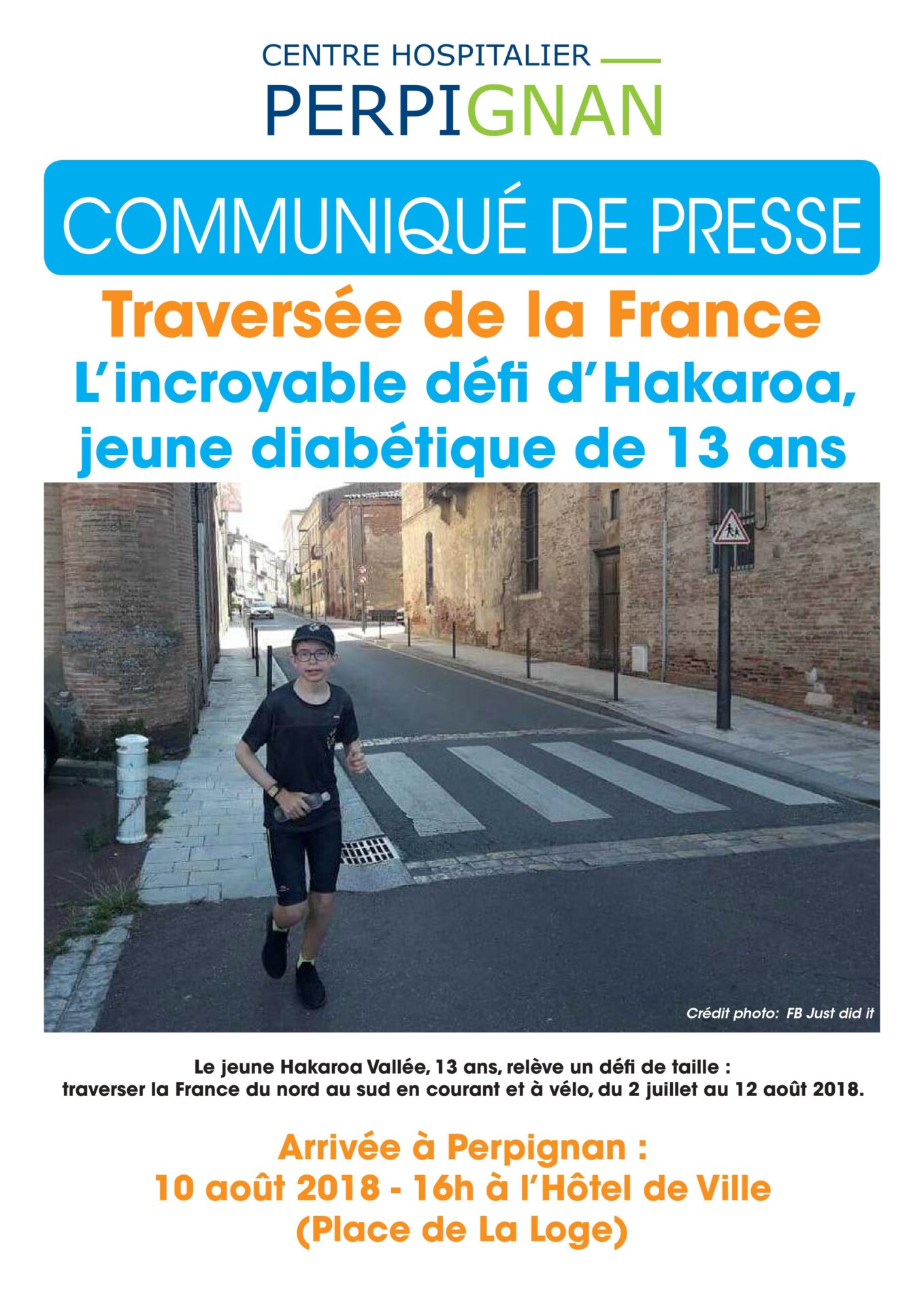 L’incroyable défi d’Hakaroa 13 ans, qui traverse la France en courant et à vélo