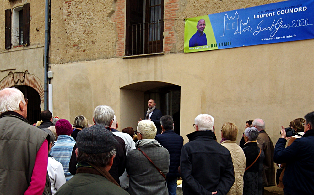 Inauguration du local de campagne liste « Saint Genis 2020 » de Laurent Counord