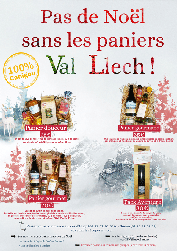 Affiche vall Lech marchés de Noel