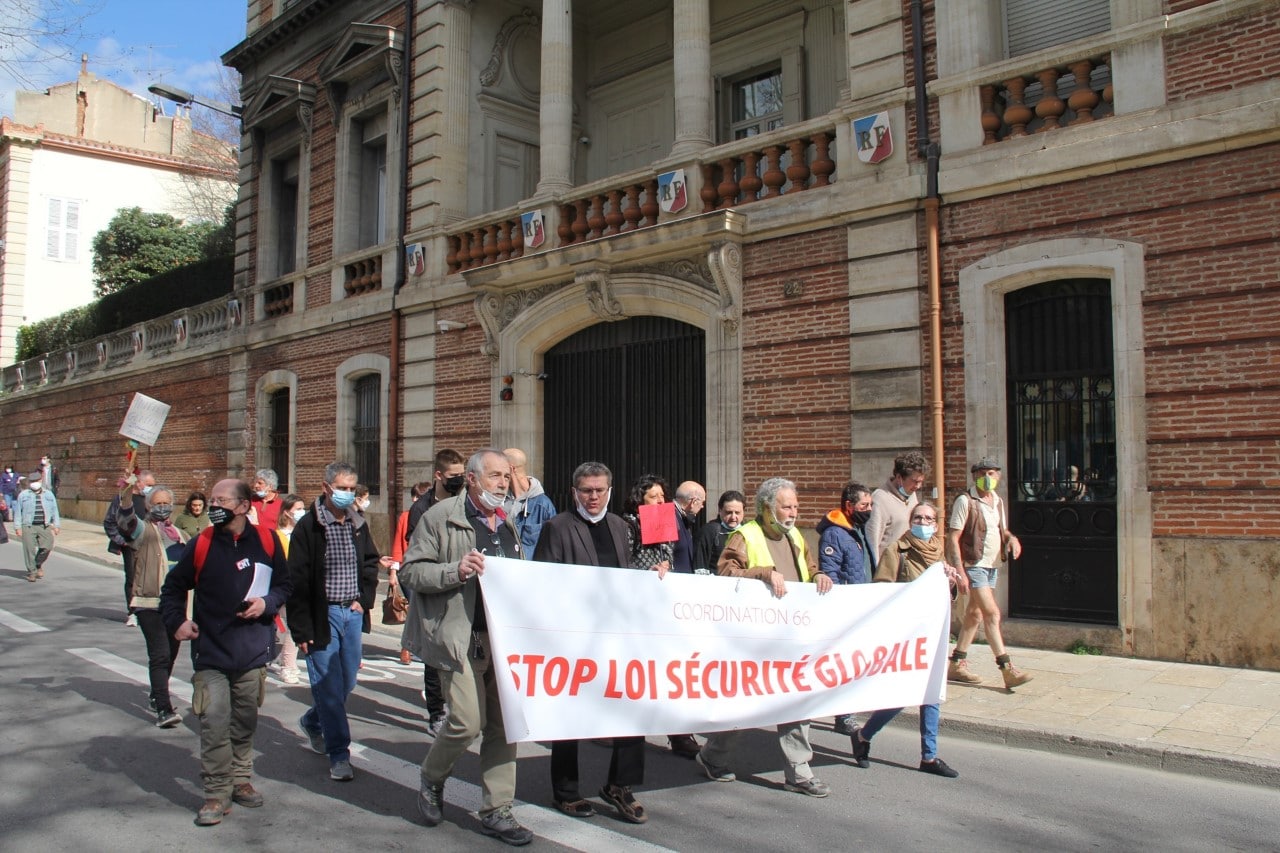 La coordination 66 « Stop loi sécurité globale » poursuit sa mobilisation