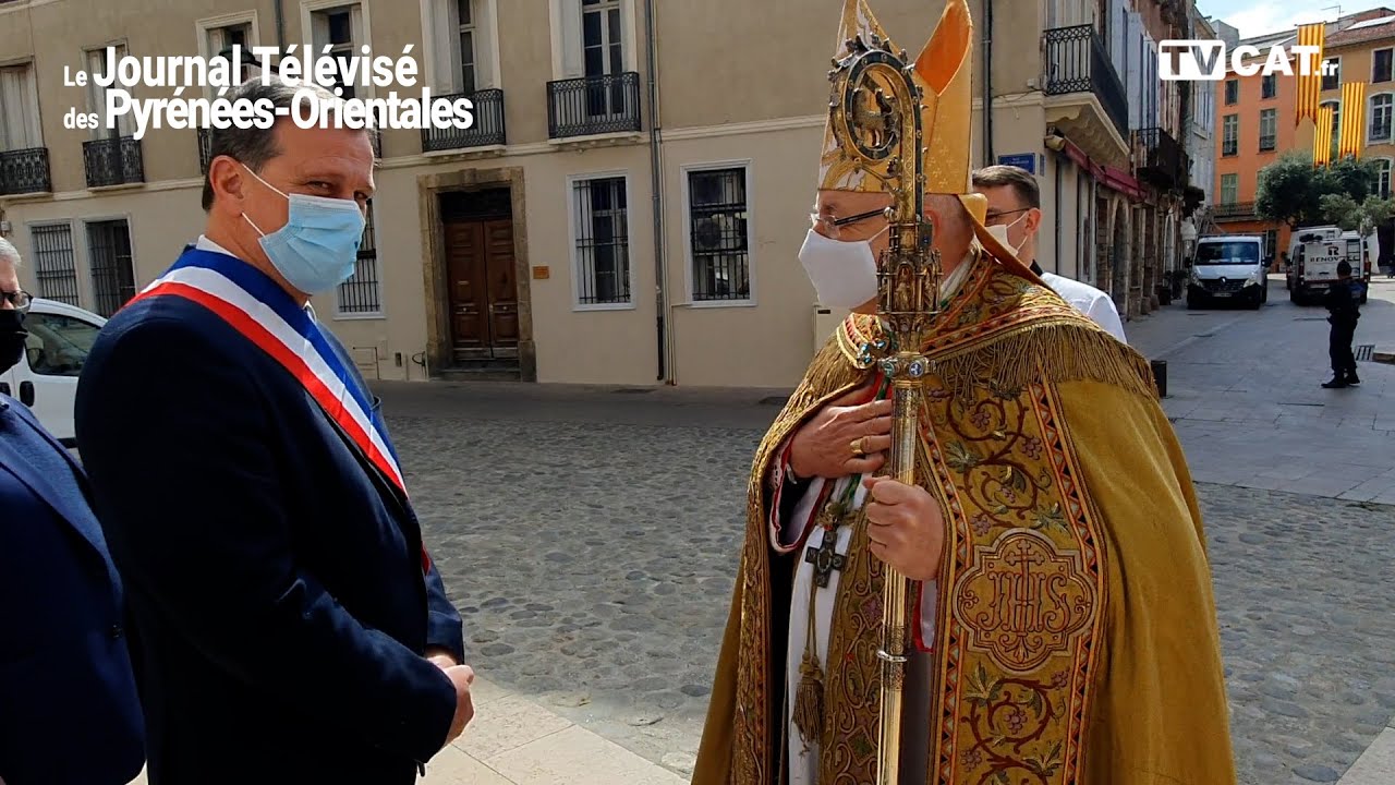 JT13 Louis Aliot répond à la polémique sur le blason de la ville de Perpignan – #JTDESPO #TVCAT