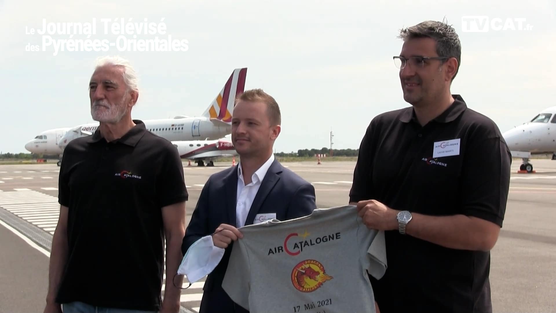 JT20 La compagnie Air Catalogne se crée à Perpignan - #JTDESPO #TVCAT