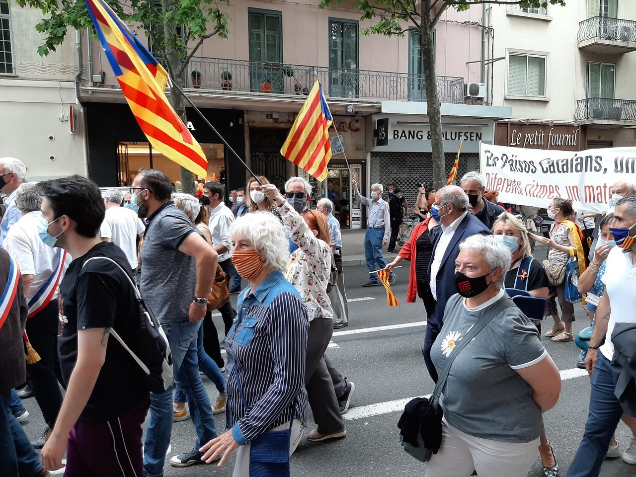 Manif’ pour l’enseignement immersif en catalan