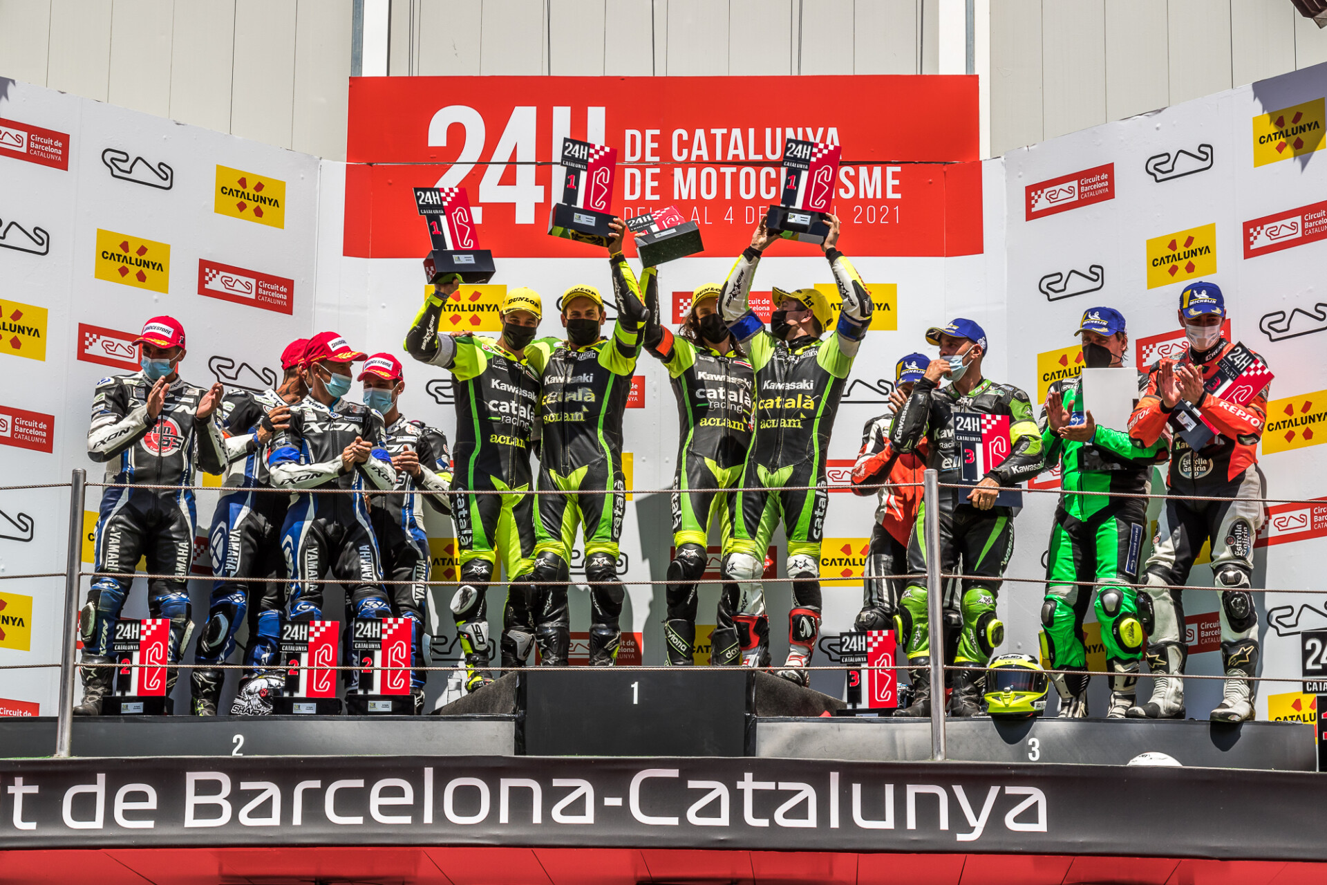 Huitième victoire pour le Team Kawasaki Català-Aclam au 24h moto de Barcelone