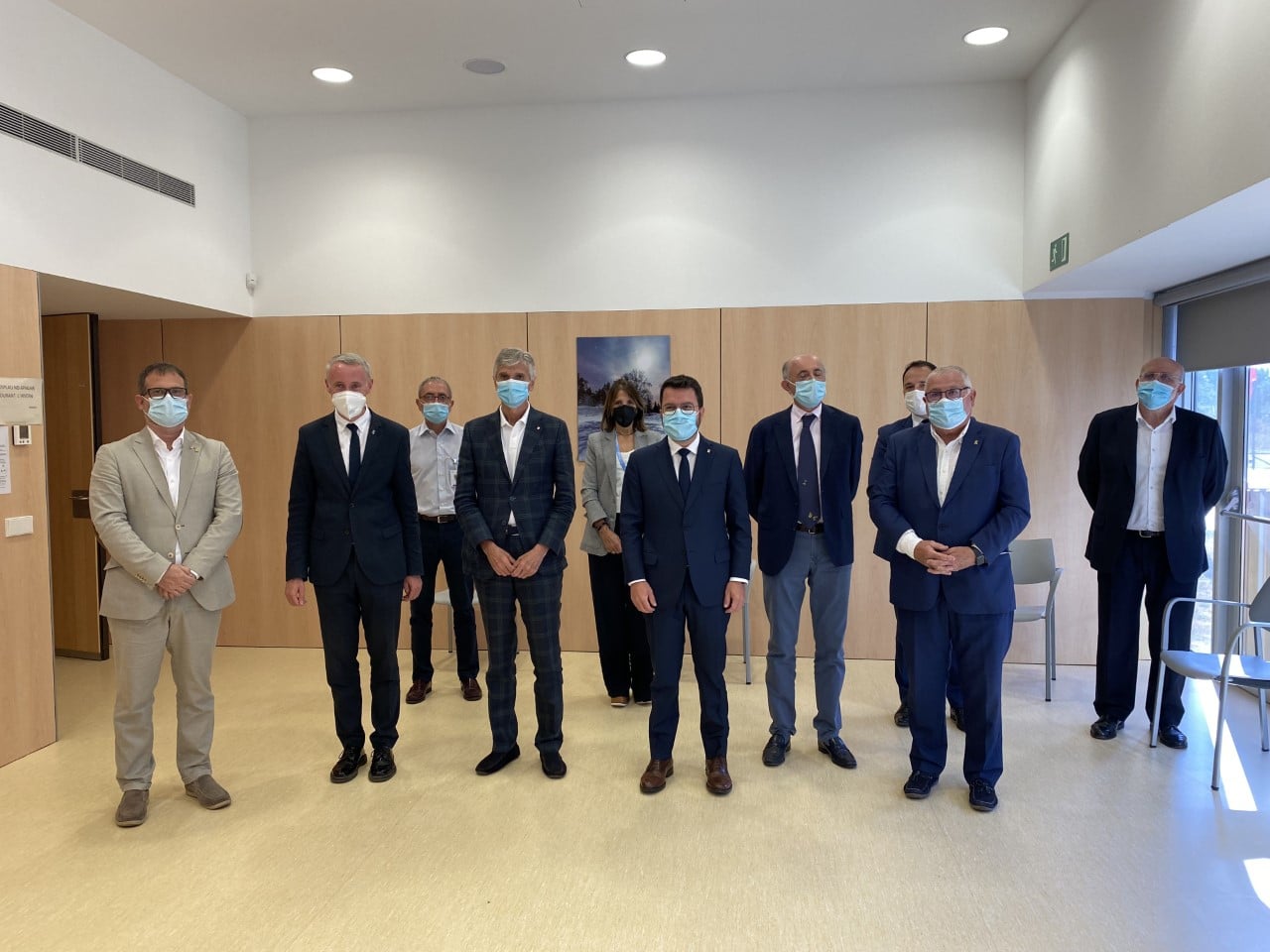 Le Président de la Generalitat, Père Aragones, visite l’Hôpital Transfrontalier de Cerdagne