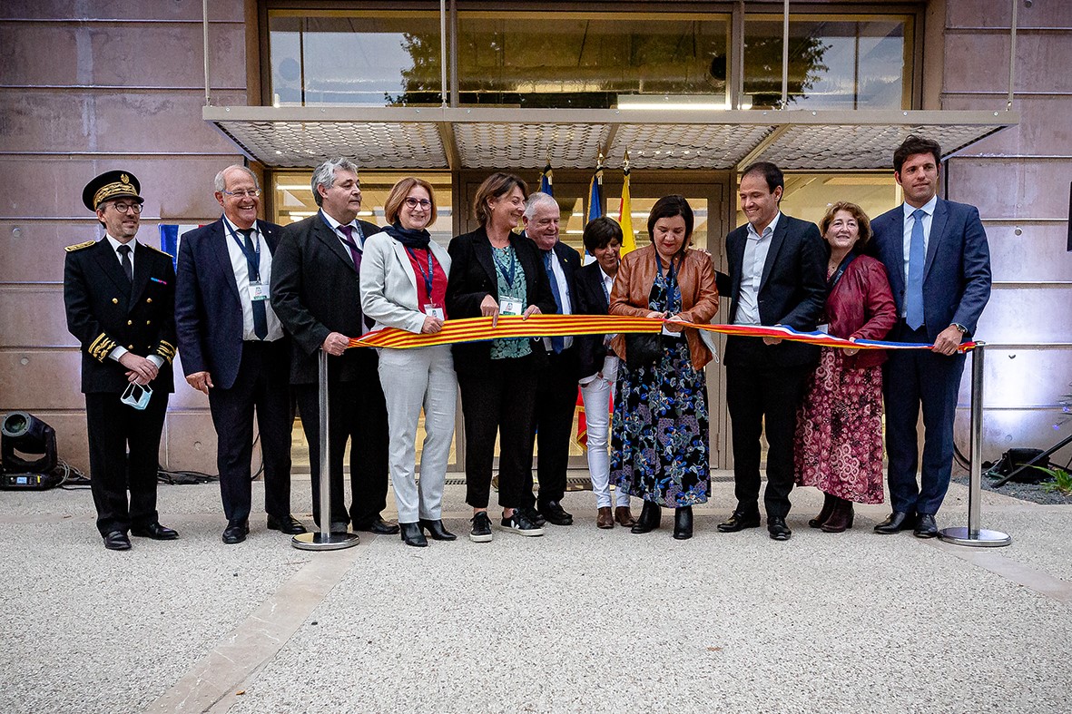 Cité Digitale du Soler : Armelle Revel-Fourcade, maire du Soler, accueille Cédric O, secrétaire d’État à la transition numérique pour l’inauguration de l’Idem Campus