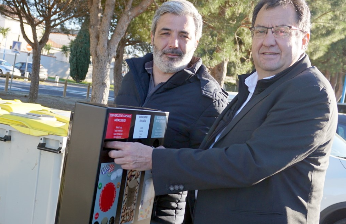 Nouveau collecteur à bouchons expérimenté à Sud Roussillon