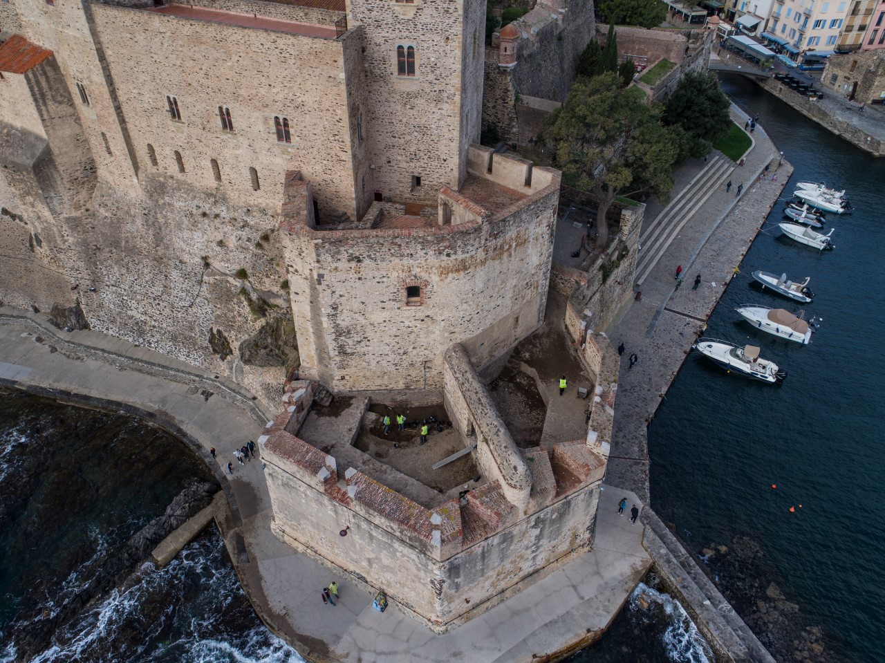 Conférence sur les fouilles archéologiques du Château Royal de Collioure