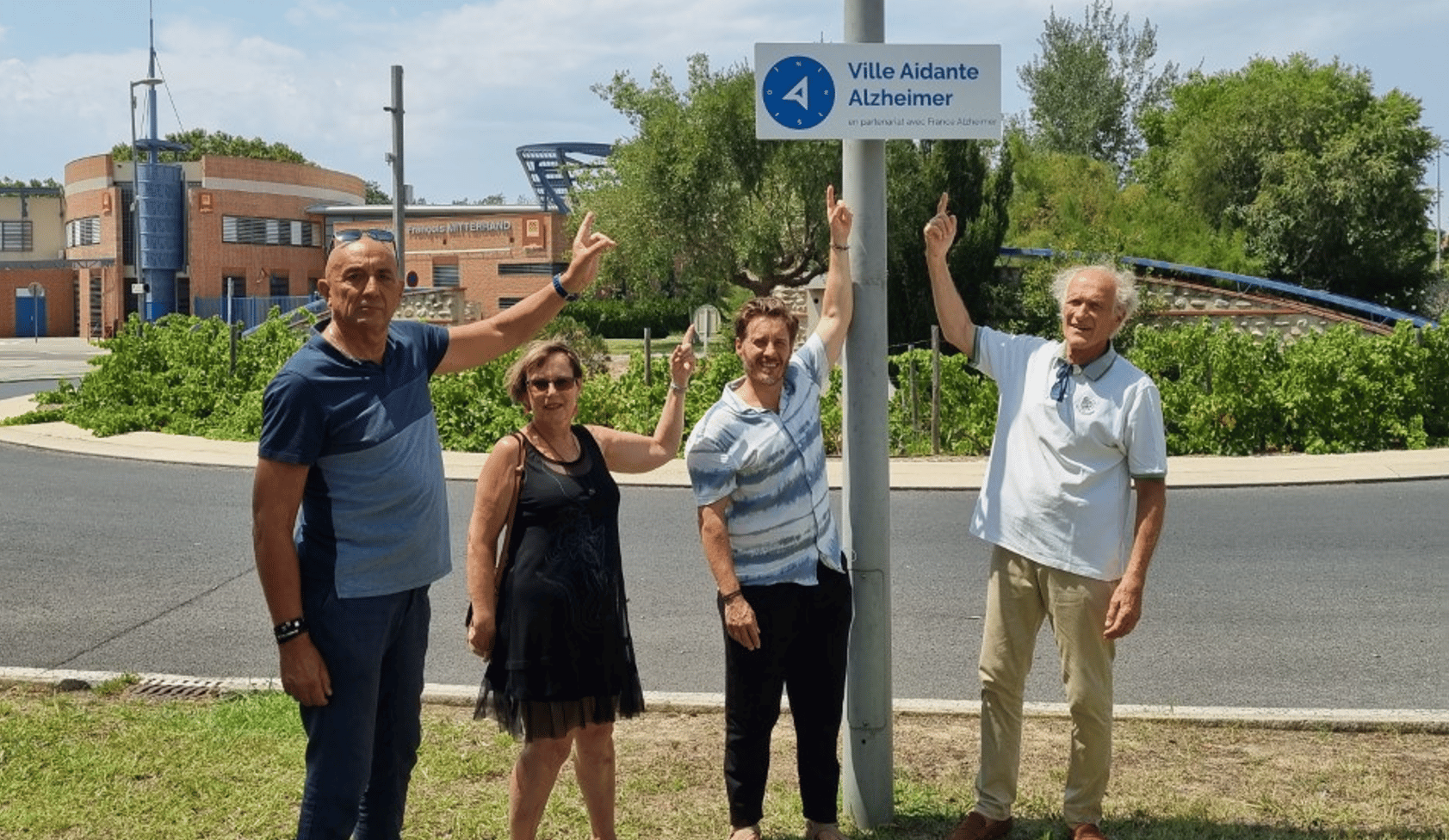 Les panneaux « Ville aidante Alzheimer » posés à Toulouges !