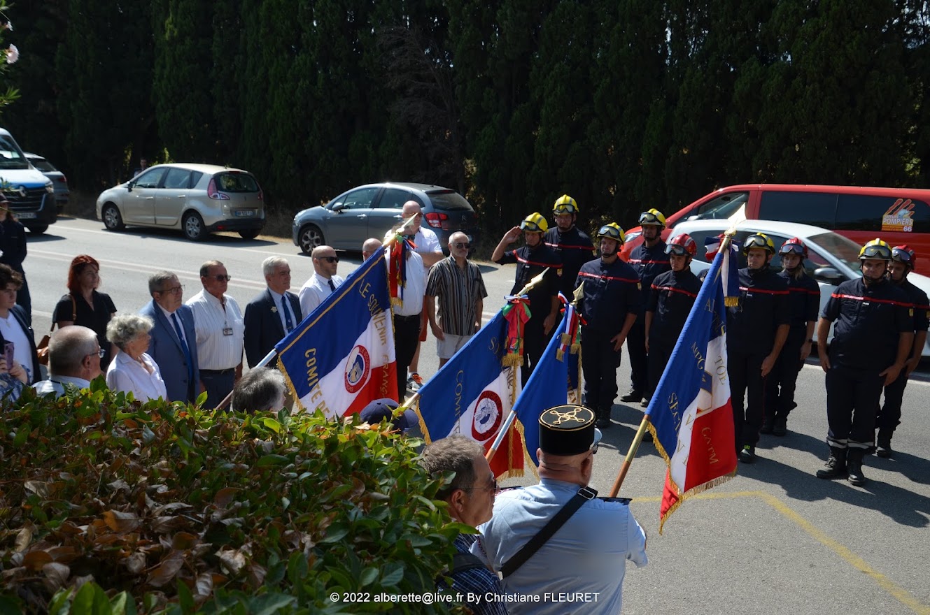 35éme anniversaire du décès de Xavier LACRIQUE sapeur sauveteur Hommage à Bages