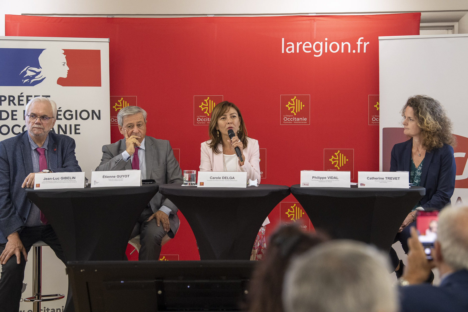 Ligne Nouvelle Montpellier-Perpignan (LNMP) : Une nouvelle étape franchie TGV SNCF Élection de Carole Delga à la présidence du conseil d’Administration de la société LNMP © Antoine Darnaud - Région Occitanie