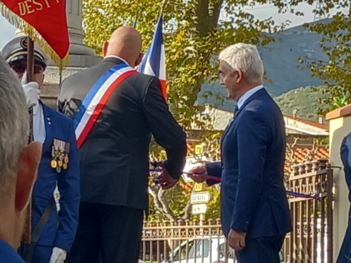 Souvenir Français-Inauguration du monument aux morts rénové de Latour de France-11 novembre 2022