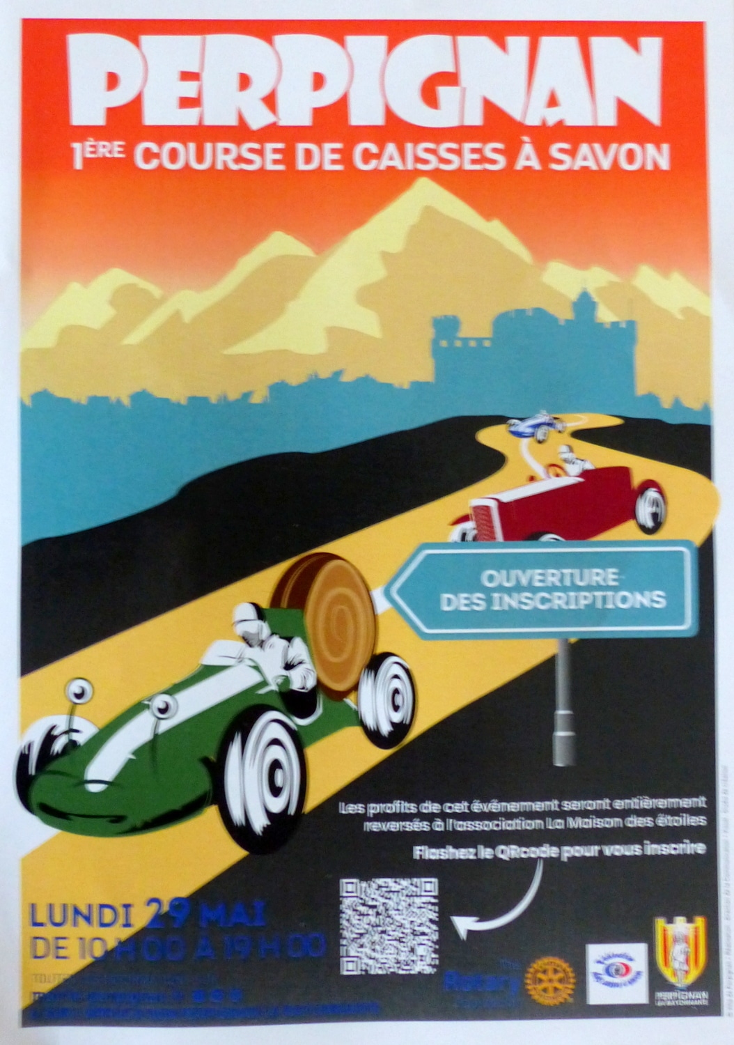 1ère course de caisse à savon à Perpignan