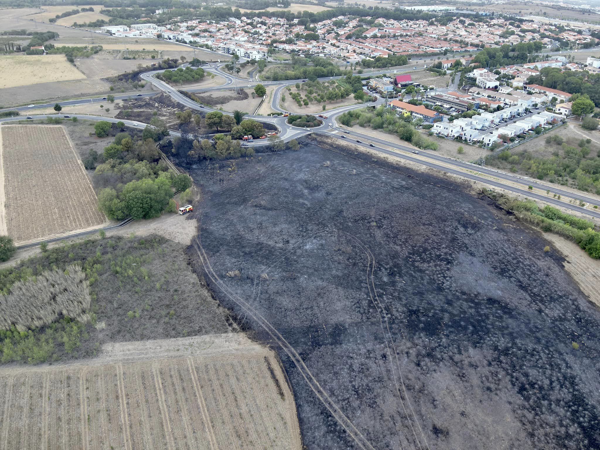 feu Sorède Saint André Argeles sur Mer