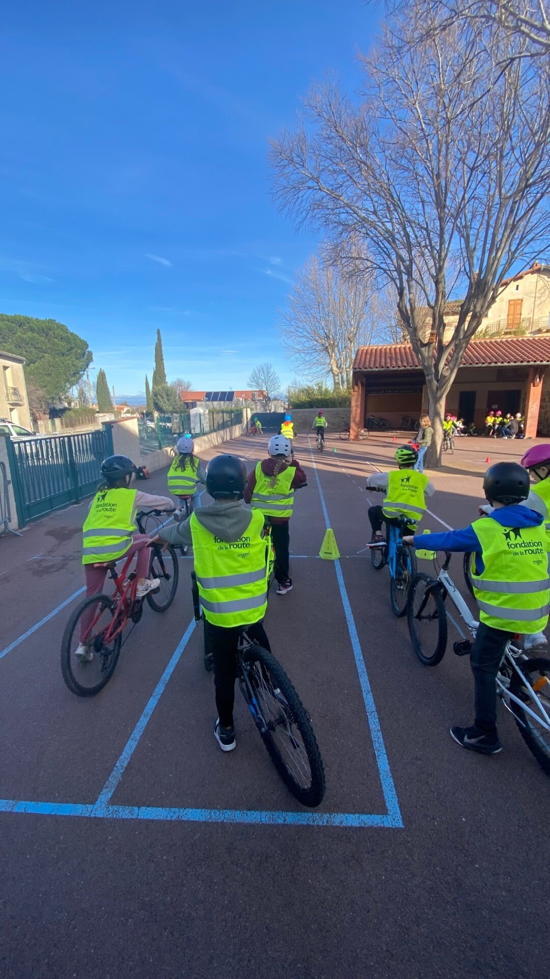 Les élèves CM1 et CM2 de Sorède ont suivi un stage « Savoir rouler à vélo » !